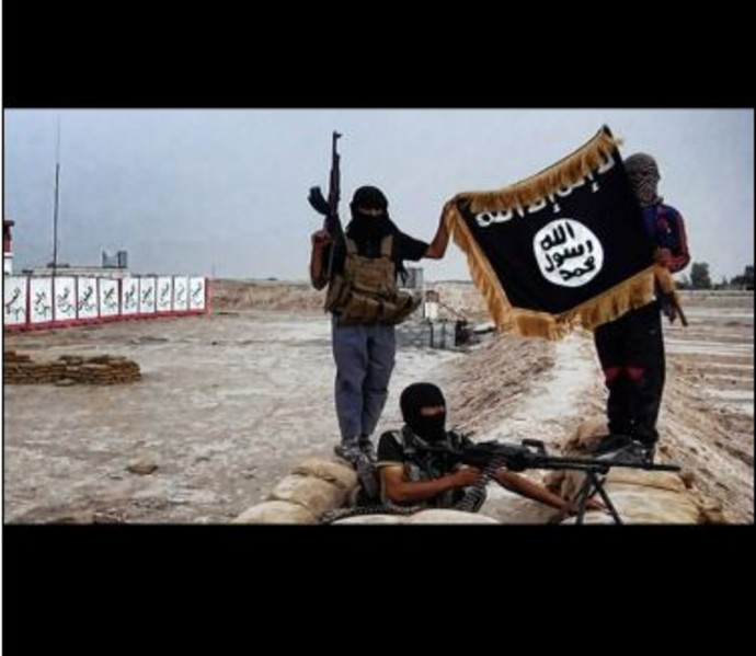 לוחמי דאעש  (צילום: צילום מסך)