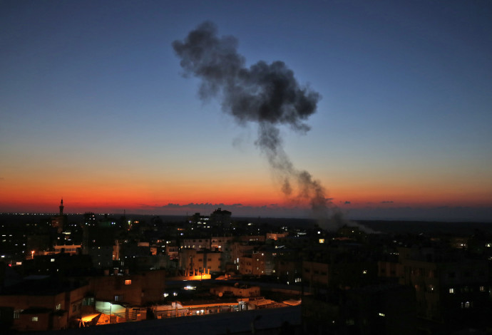 תקיפות צה"ל בעזה (צילום: AFP)