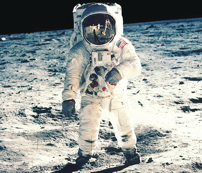 אפולו 11, נחיתה על הירח (צילום: רויטרס)