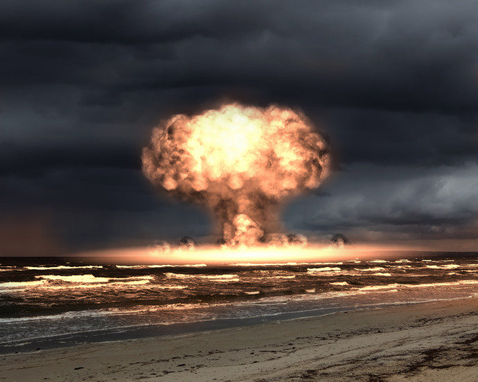 פיצוץ גרעיני (אילוסטרציה) (צילום: אינג אימג')