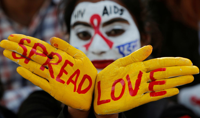 יום האיידס הבינלאומי (צילום: רויטרס אג'י ורמה)