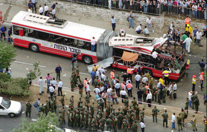 פיגוע התאבדות בקו 26 בירושלים (צילום: יוסי אלוני)