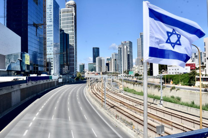 סגר בתל אביב (צילום: אבשלום ששוני)