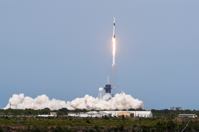 שיגור SpaceX (צילום: רויטרס)