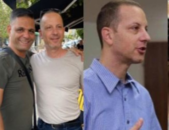 ברק רום (משמאל עם עמוס עאידן, כוכב הספר של סיפורי הקבוצות הקטנות)