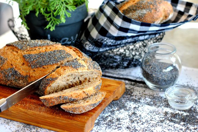 לחם עם גרגירי פרג (צילום: פסקל פרץ-רובין)
