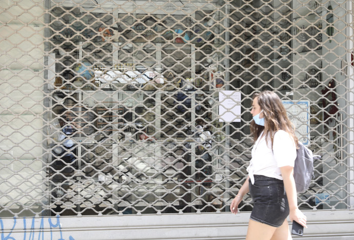 חנויות סגורות בימי הקורונה (צילום: מרק ישראל סלם)
