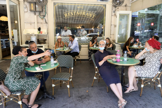 קורונה: מסעדה בירושלים (צילום: מרק ישראל סלם, פלאש 90)