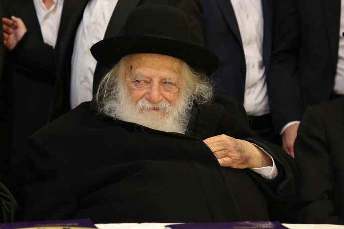 הרב חיים קנייבסקי (צילום: יעקב כהן, פלאש 90)