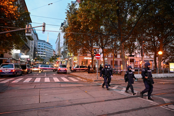 רחובות וינה ביום הפיגוע  (צילום: רויטרס)
