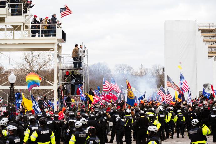 מהומות בארצות הברית  (צילום: Jon Cherry/Getty Images)