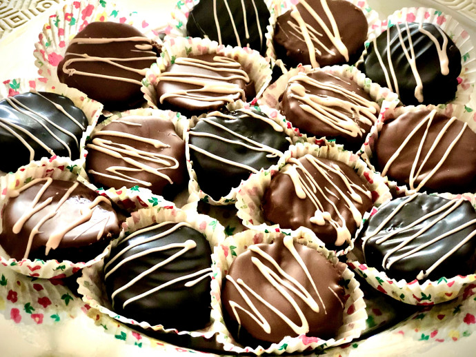 פרוסות גליל שוקולד