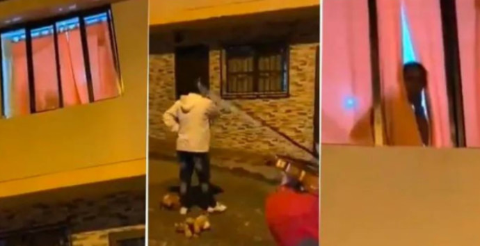 הגבר שתפס את זוגתו בוגדת בו בזמן שהפתיע אותה