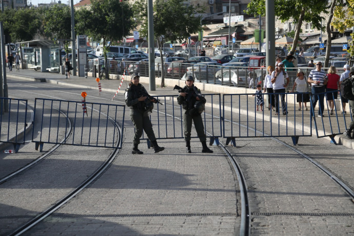 היערכות המשטרה לקראת יום ירושלים (צילום: דוברות המשטרה)