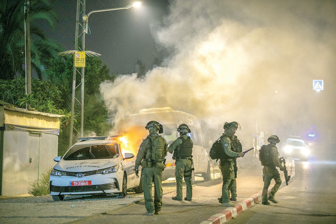 המהומות בלוד (צילום: יוסי אלוני)