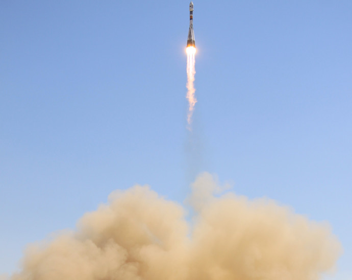 שיגור הלווין הרוסי קאנופוס-וי, ארכיון (צילום: ALEXANDER NEMENOV/AFP/GettyImages)