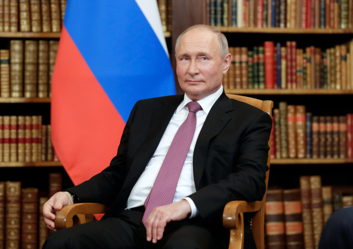נשיא רוסיה ולדימיר פוטין (צילום: Sputnik/Mikhail Metzel/Pool via REUTERS)