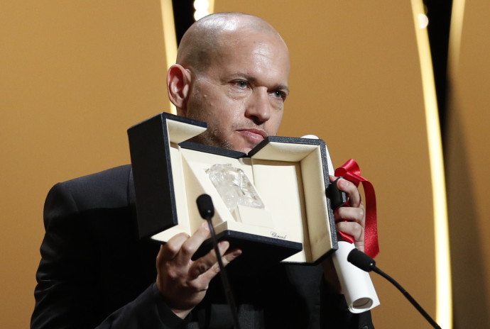 נדב לפיד, במאי "הברך", זוכה בפרס חבר השופטים בפסטיבל קאן (צילום: REUTERS/Johanna Geron)