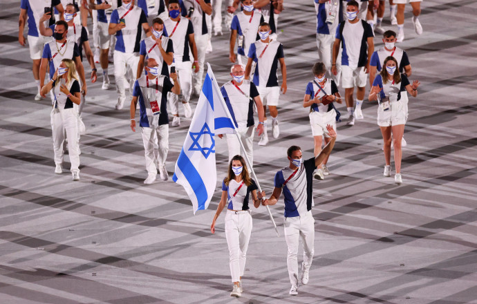 המשלחת הישראלית באולימפיאדה (צילום: REUTERS/Mike Blake)