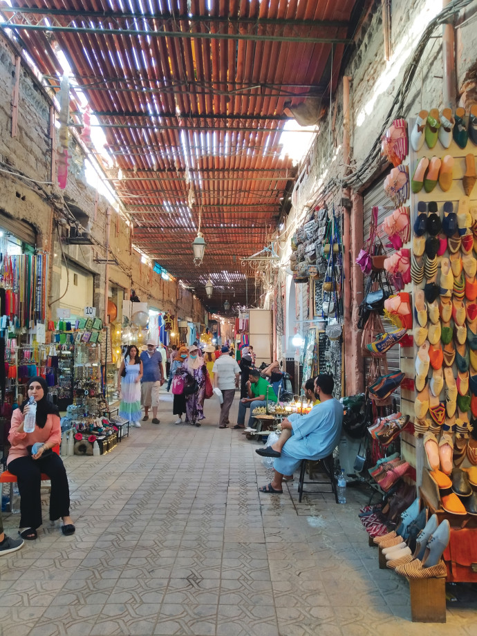השוק במרקש, מרוקו (צילום: אילנה שטוטלנד)