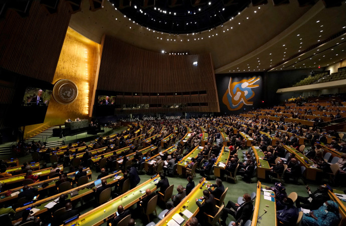 האסיפה הכללית של האו"ם (צילום: Timothy A. Clary/Pool via REUTERS)