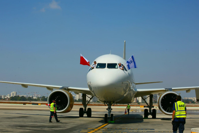 השקת קו התעופה בין ישראל לבחריין (צילום: מירי שמעונוביץ', לע"מ)