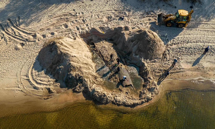 ממצא ארכיאולוגי מטורף (צילום: Rigas Brivosta via Getty Images)