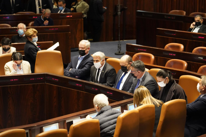 שרי הממשלה במליאת הכנסת (צילום: דני שם טוב, דוברות הכנסת)