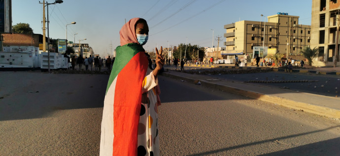 נשים מפגינות בסודן (צילום: REUTERS/El Tayeb Siddig)