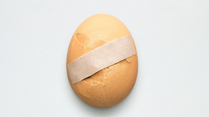 ביצה שבורה (צילום: אינג אימג')