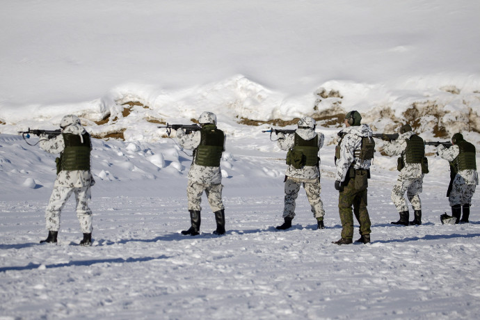 אימון של צבא פינלנד (צילום: Lehtikuva/Lauri Heino via REUTERS)
