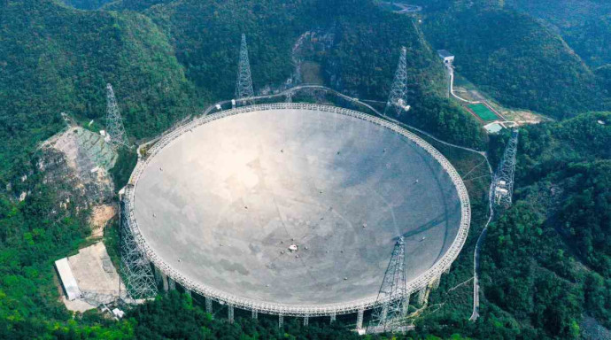 אותות מהחלל נתפסו בטלסקופ "Sky Eye" (צילום: EDNewsChina)
