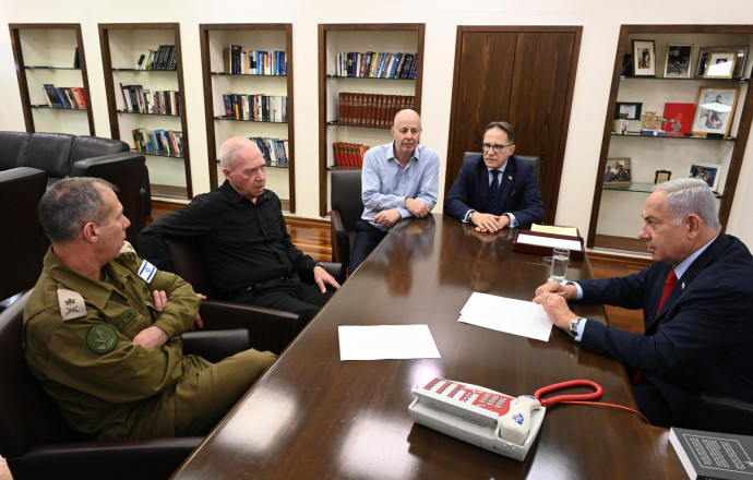 נתניהו וצמרת מערכת הביטחון בהערכת מצב