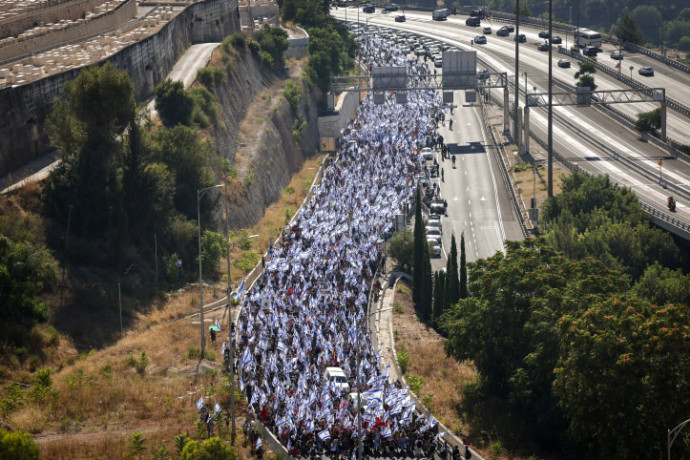 הצעדה מגיעה לירושלים