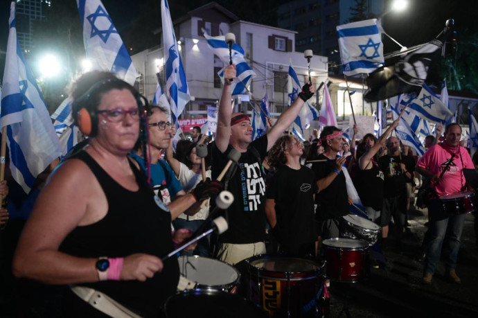 המחאה נגד הרפורמה במערכת המשפט בתל אביב