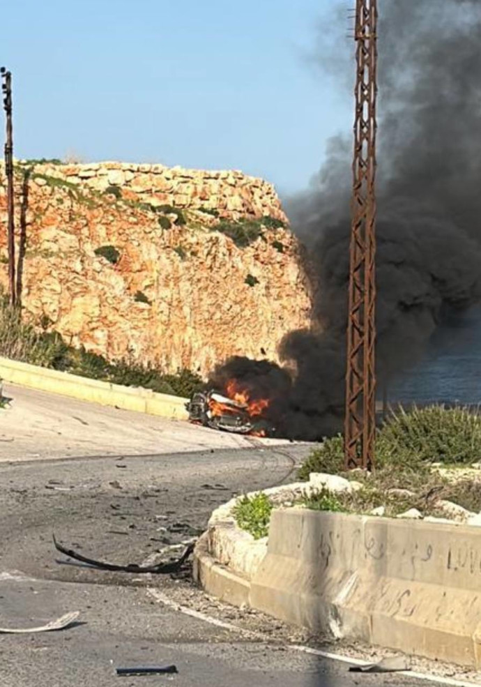 תקיפה נגד רכב בדרום לבנון