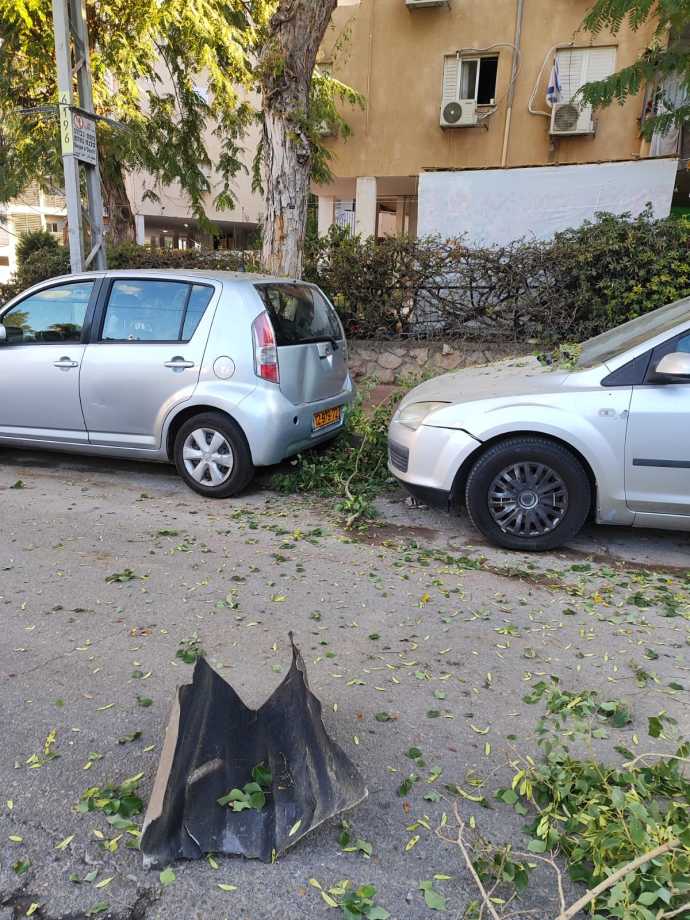 נפילה של מיירט ברחוב אברבנאל בבני ברק.