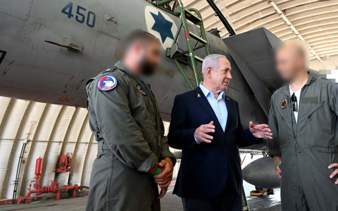 בנימין נתניהו בתל נוף