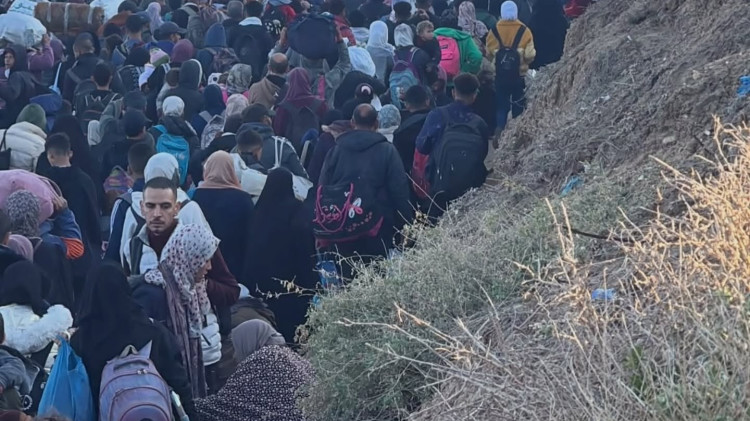 תושבי עזה חוזרים לצפון הרצועה עם כניסת הפסקת האש (צילום: שימוש לפי סעיף 27א')