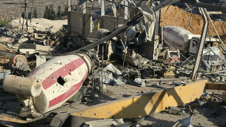 נזק מתקיפה ישראלית בלבנון (צילום: Mohamad Zanaty / Anadolu)