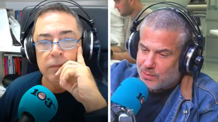 ינון מגל, בן כספית (צילום: 103FM)