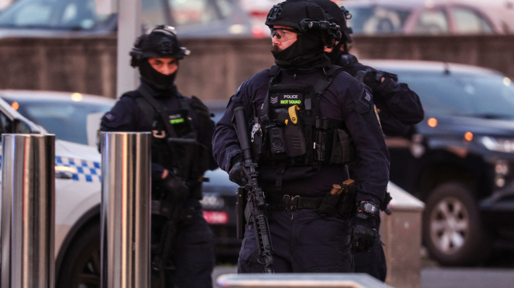 זירת הפיגוע באוסטרליה (צילום:  DAVID GRAY / AFP )