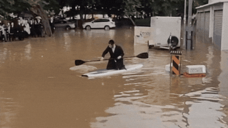 הצפה בנתניה (צילום: שימוש לפי סעיף 27א')