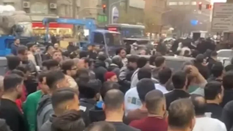 מחאה באיראן (צילום: צילום מסך)