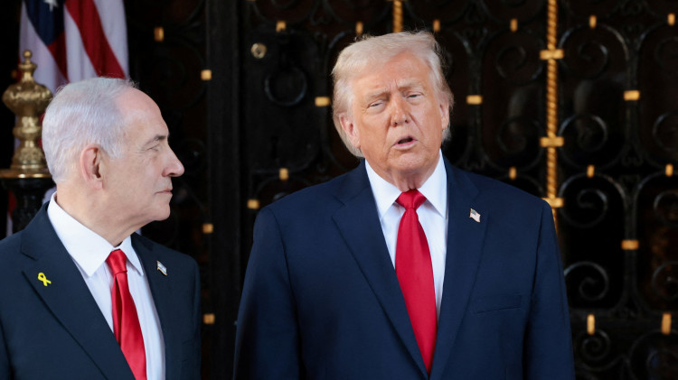 דונלד טראמפ, בנימין נתניהו (צילום: REUTERS/Jonathan Ernst)