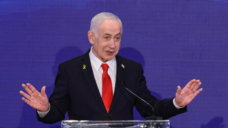 בנימין נתניהו (צילום: Abir Sultan/Pool via REUTERS)