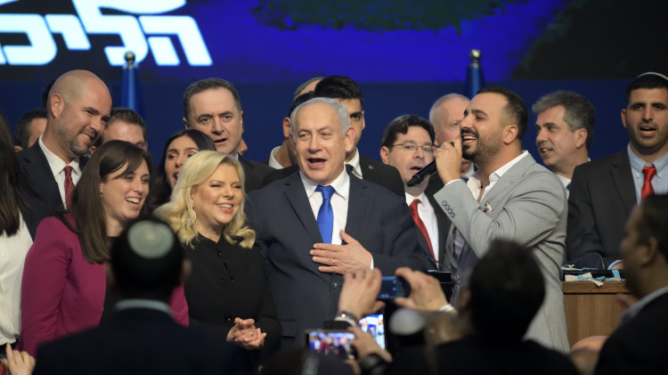 חגיגות בכנס הליכוד  (צילום: גיל יערי, פלאש 90)