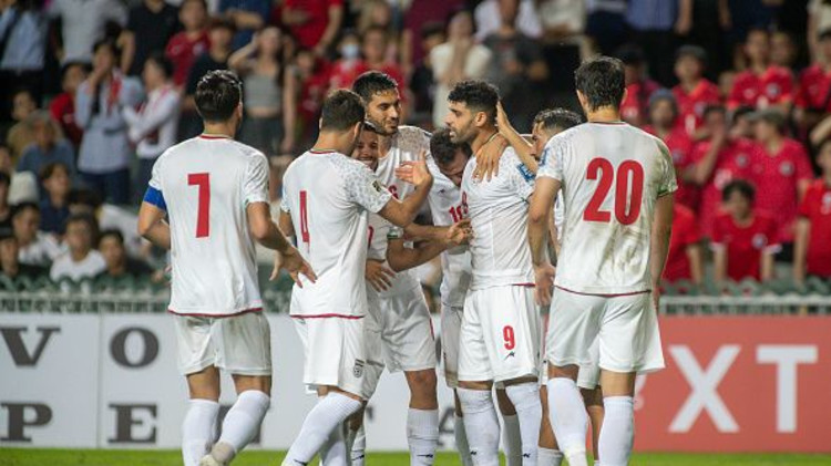 שחקני נבחרת איראן (צילום: Eurasia Sport Images)