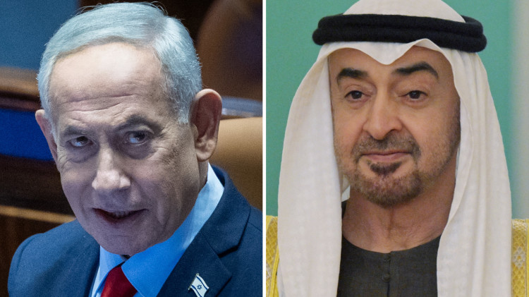 מוחמד בן זאיד, בנימין נתניהו (צילום: פלאש 90,רויטרס)