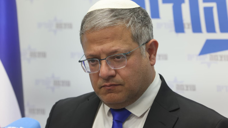 השר לביטחון לאומי איתמר בן גביר (צילום: מרק ישראל סלם)